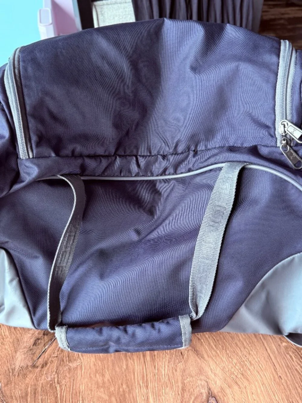 Under Armour Undeniable UA Storm Duffle Bag Navy Gray Gym Travel